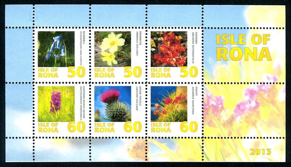 Rona Briefmarken Blumen 2013